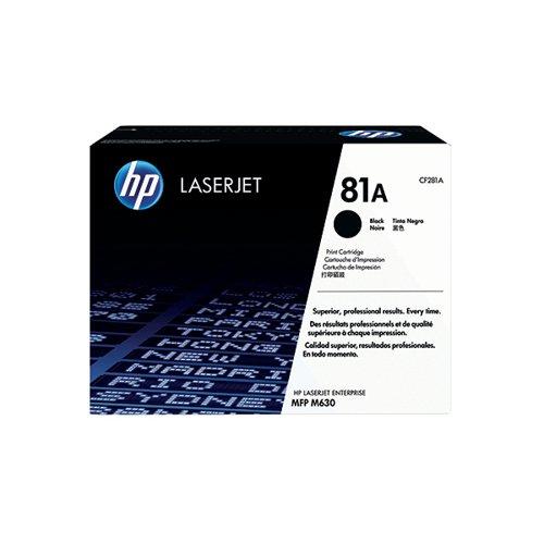 HP 81A Black Laserjet Cartridge CF281A on Productcaster.