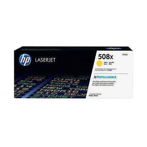 HP 508X Yellow High Yield Laserjet Toner Cartridge CF362X on Productcaster.