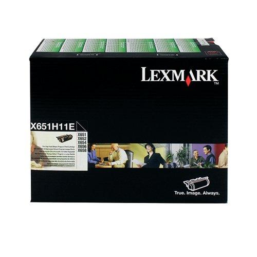 Lexmark Return Programme Toner Cartridge High Yield 25K Black 0X651H11E on Productcaster.