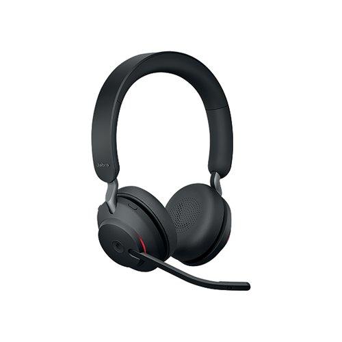 Jabra Evolve2 65 380a MS Stereo Headset Black 706487020073 on Productcaster.