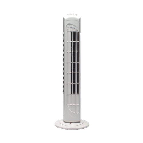 Q-Connect Tower Fan 30 Inch/762mm White KF00407 on Productcaster.