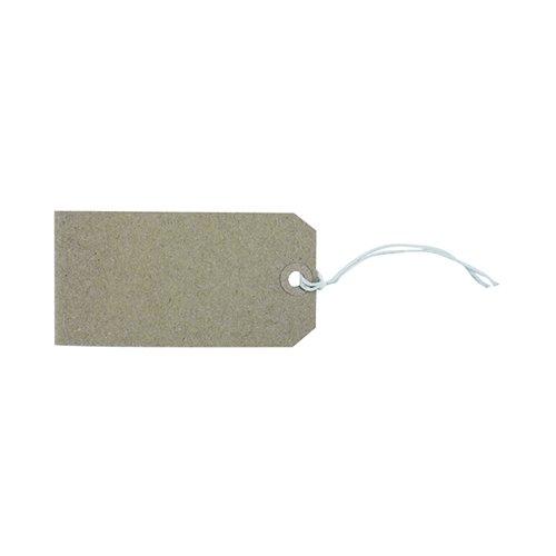 Strung Tag 120x60mm Buff (Pack of 1000) KF01600 on Productcaster.