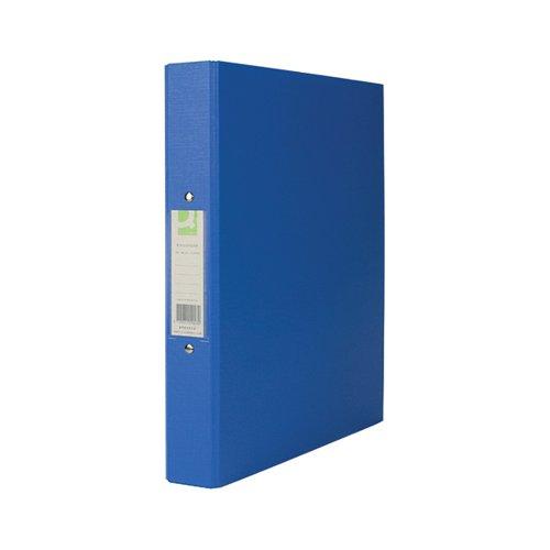 Q-Connect 25mm 2 Ring Binder Polypropylene A4 Blue (Pack of 10) KF02003 on Productcaster.