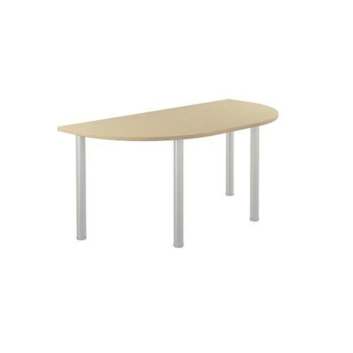 Jemini Semi Circular Multipurpose Table 1600x800x730mm Maple KF819929 on Productcaster.