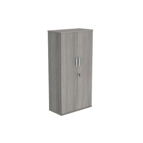 Astin 2 Door Cupboard Lockable 800x400x1592mm Alaskan Grey Oak KF824060 on Productcaster.