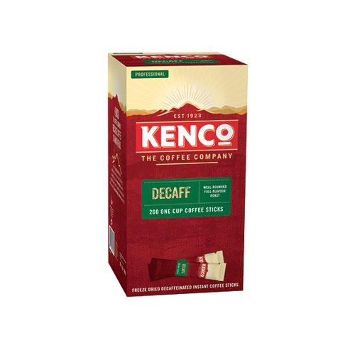 Kenco Instant Freeze Dried Decaffeinated Coffee Sticks 1.8g (Pack of 200) 4032262 on Productcaster.