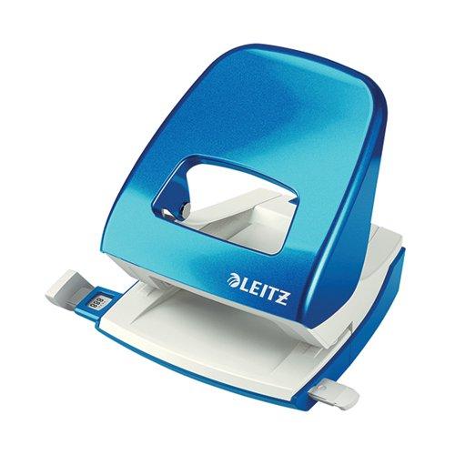 Leitz NeXXt WOW Metal Office Hole Punch Metallic Blue 50081036 on Productcaster.