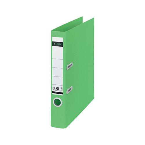 Leitz Recycle Lever Arch File A4 50mm Green (Pack of 10) 10190055 on Productcaster.