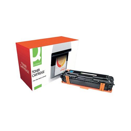 Q-Connect Compatible Solution HP 125A Cyan Laserjet Toner Cartridge CB541A on Productcaster.