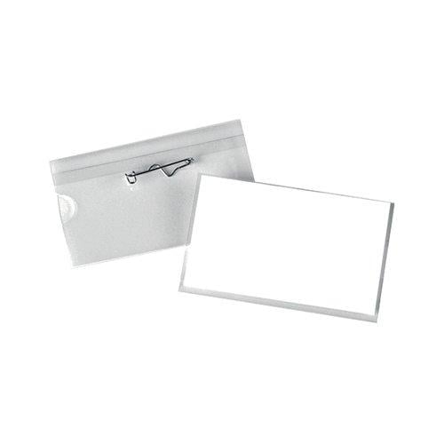 Announce Pin Name Badge 40x75mm (Pack of 100) PV00929 on Productcaster.