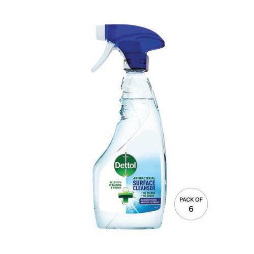 Dettol Disinfectant Trigger Spray No Fragrance 500ml (Pack of 6) 3087733 on Productcaster.