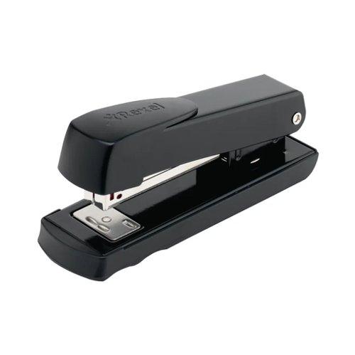 Rexel Meteor Half Strip Stapler 20 Sheet Black 2100019 on Productcaster.