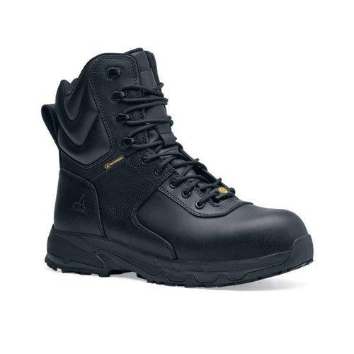 Shoes For Crews Unisex Guard High S3 Leather Waterproof Boot Black 09 on Productcaster.