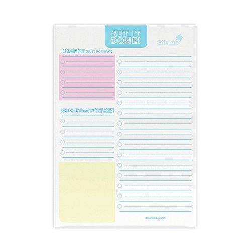 Silvine Luxpad Things To Do Desk Pad 60 Pages A5 223 on Productcaster.