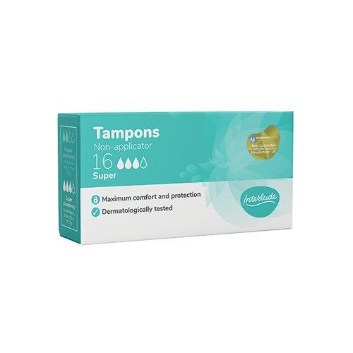 Interlude Digital Tampons Super Boxed 16 (Pack of 12) 6450A on Productcaster.