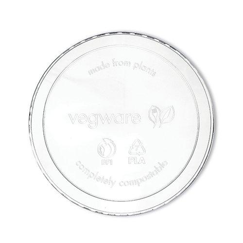 Vegware Deli Container Lid Round 8-32oz Clear (Pack of 500) VDC-120H on Productcaster.