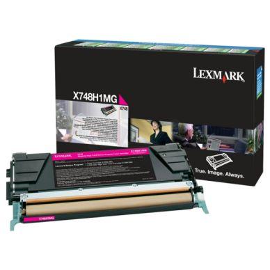 Lexmark X 748 DE Tonerkassette magenta 10.000 sider on Productcaster.