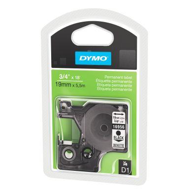 Tape Dymo D1 19 mm, sort på hvid on Productcaster.