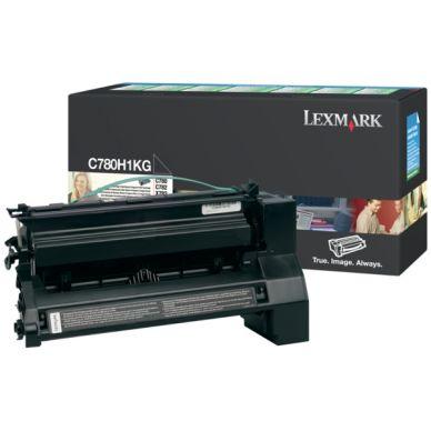 Lexmark C782dtn Tonerkassette sort, 10.000 sider, høj kapacitet, return on Productcaster.