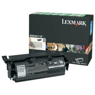 Lexmark X 654 Series Tonerkassett sort 36.000 sider, høy kapasitet, return on Productcaster.