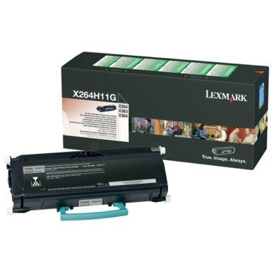 Lexmark X264dn Tonerkassett sort 9.000 sider, høy kapasitet, return on Productcaster.