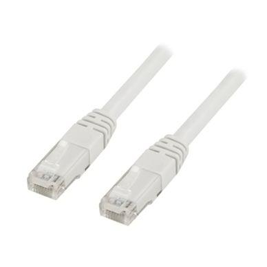 DELTACO U/UTP Cat6 patchkabel 2m, hvid on Productcaster.