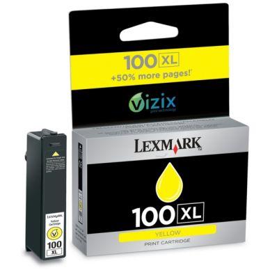 Lexmark Interact S 600 Series Lexmark 100XL Blekkpatron gul, 600 sider on Productcaster.