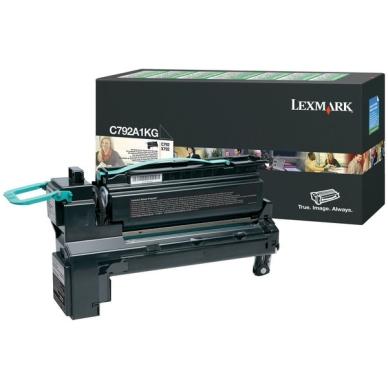 Lexmark X792dte Tonerkassette sort 6.000 sider return on Productcaster.