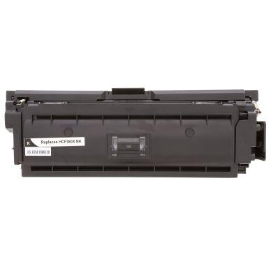 Hp Color LaserJet Enterprise M 552 dn Tonerkassett, erstatter HP 508X, svart, 12.500 sider on Productcaster.