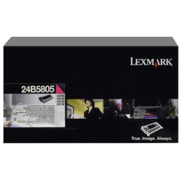 Lexmark 24B5805 Tonerkassett magenta 10.000 sidor on Productcaster.