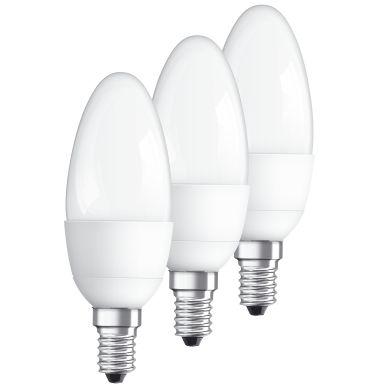 Osram LED STAR Kerte, E14, 5,3W 3-pak on Productcaster.