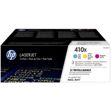 Hp Color LaserJet Pro MFP M 477 Series HP 410X Tonerkassett 3-pack C/M/Y on Productcaster.