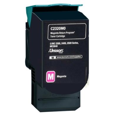 Lexmark MC 2535 adwe LEXMARK C232HM0 Tonerkassett magenta 2.300 sidor on Productcaster.