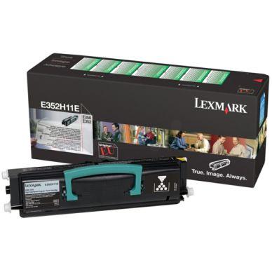 Lexmark E 352dn Tonerkassette sort 9.000 sider, høj kapacitet, return on Productcaster.