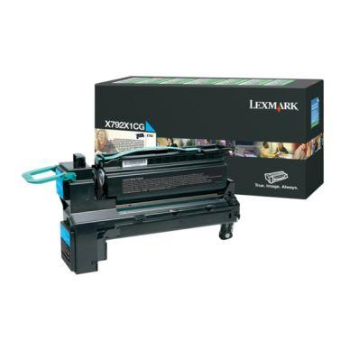 Lexmark X792dte Tonerkassette cyan 20.000 sider on Productcaster.