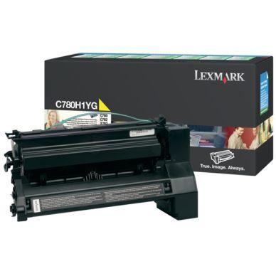 Lexmark C780n Tonerkassett gul, 10.000 sider, høy kapasitet, return on Productcaster.