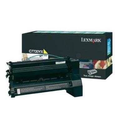 Lexmark C772 Tonerkassett gul 15.000 sidor, hög kapacitet return on Productcaster.