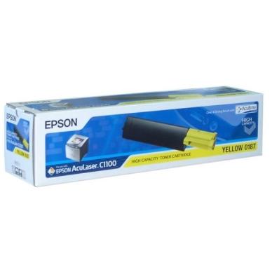 Epson Aculaser C 1100 Series Tonerkassette gul 4.000 sider on Productcaster.