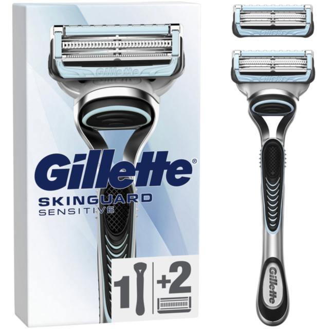 Gillette Skinguard Sensitive barberhøvel + 2 barberblad on Productcaster.