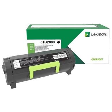 Lexmark MS 617 dn Tonerkassett sort 2.500 sider return on Productcaster.