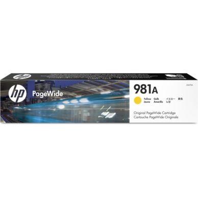 Hp PageWide Enterprise Color 550 Series HP 981A Blækpatron Gul on Productcaster.