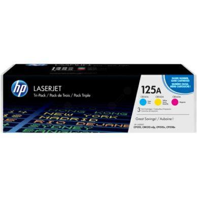 Hp Color LaserJet CM 1312 WB MFP HP 125A Tonerkassette 3-pack C/M/Y on Productcaster.