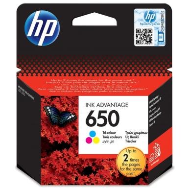 Hp Deskjet Ink Advantage 4646 e-AiO HP 650 Blekkpatron 3 farge on Productcaster.