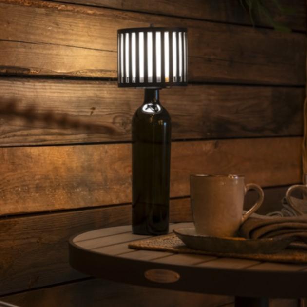 Bottle Bordslampa LED USB Svart 2200K/2700K dimbar on Productcaster.