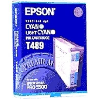 Epson Pro 5500 EPSON T489 Blekkpatron lys cyan on Productcaster.