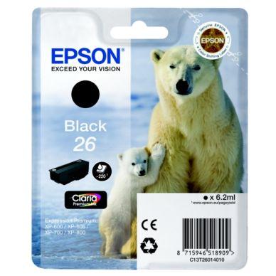 Epson Expression Premium XP-600 EPSON 26 Blekkpatron svart on Productcaster.