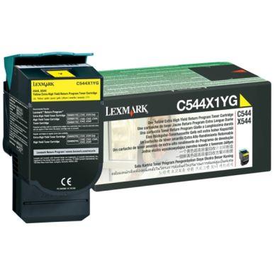 Lexmark Optra C 544 DW Tonerkassett gul 4.000 sider, høy kapasitet return on Productcaster.