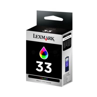 Lexmark X 5400 series Blekkpatron 3 farge No 33 Low Yield on Productcaster.