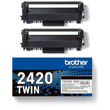 Brother DCP-L2550DN Tonerkassett sort 3.000 sider, 2-pack on Productcaster.