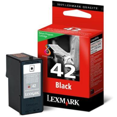 Lexmark X 9500 Series Blekkpatron sort No 42, Return on Productcaster.